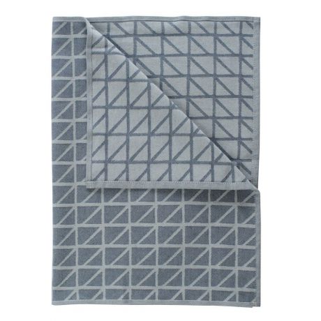 Кухонное полотенце Tkano с принтом Twist темно-синего цвета Cuts&Pieces 45х70