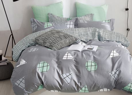 Комплект постельного белья Primavera Classic Single, 26237, серый, 1,5-спальный, наволочки 70x70