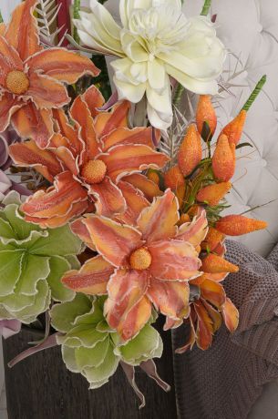 Цветок из фоамирана Вещицы "Лилия летняя", aj - 52, 125 см