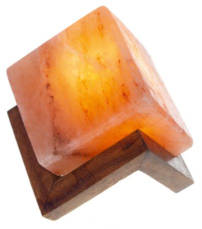 Соляная лампа из Гималайской соли "Куб" PS0847 PROFFI SAUNA
