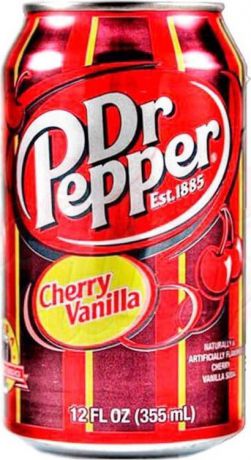 Напиток газированный Dr.Pepper Cherry Vanilla, 12 шт х 355 мл