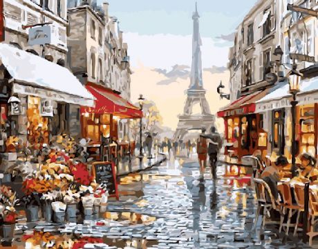 Картина по номерам ВангогВоМне Прекрасный Париж