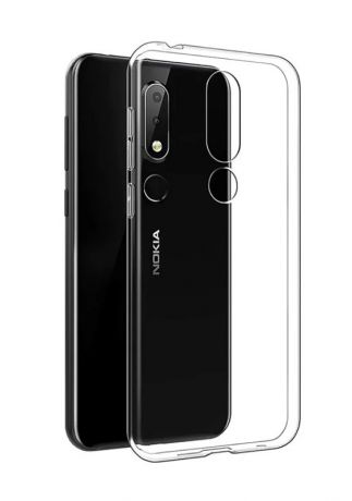 Накладка прозрачная TFN на заднюю крышку на Nokia 6.1 Plus (2018)