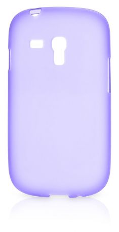 Чехол накладка Gurdini силикон Matte 420060 для Samsung Galaxy S3 mini,420060,фиолетовый
