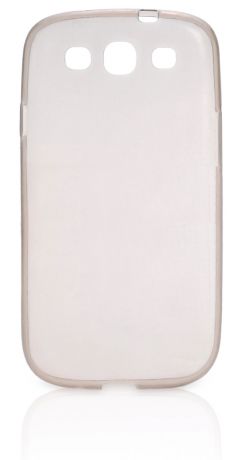 Чехол накладка Gurdini силикон для Samsung Galaxy S3,380080,черный,прозрачный