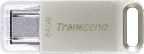 Флеш Диск Transcend 64Gb Jetflash 850 TS64GJF850S USB3.0 серебристый