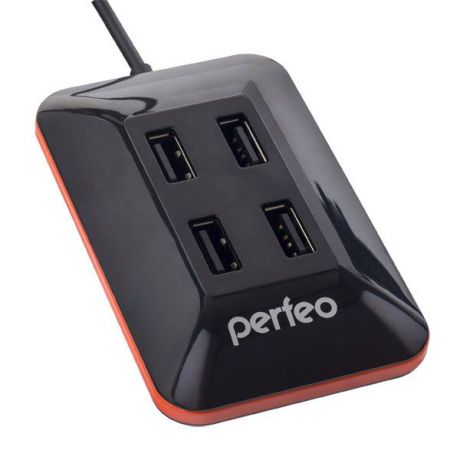 USB хаб Perfeo H028 4 Port, черный