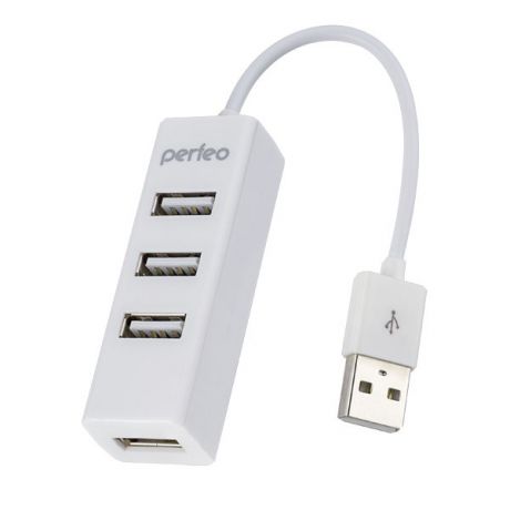 USB хаб Perfeo 6010H 4 Port, белый