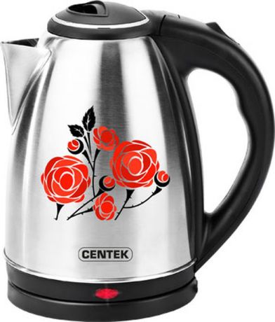 Электрический чайник Centek CT-1068 Rose, серый металлик