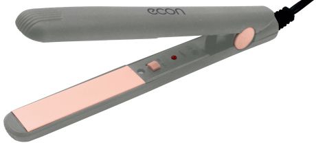 Дорожный мини-выпрямитель-утюжок для волос ECON с керамическими пластинами 69х17мм