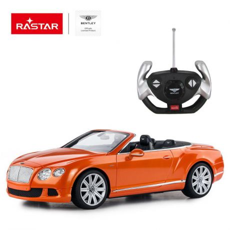 Машина радиоуправляемая Rastar Bentley Continetal GT, 49900O, оранжевый