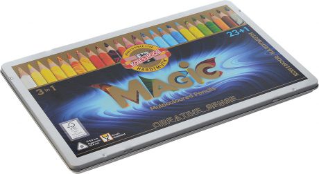 Набор карандашей Koh-i-Noor Magic, с многоцветным грифелем, 3408/24, 24 цвета