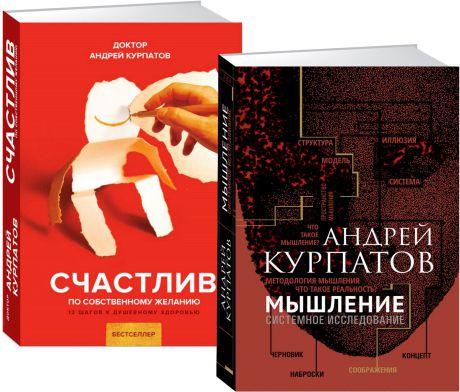 Мышление. Счастлив по собственному желанию (комплект из 2 книг)