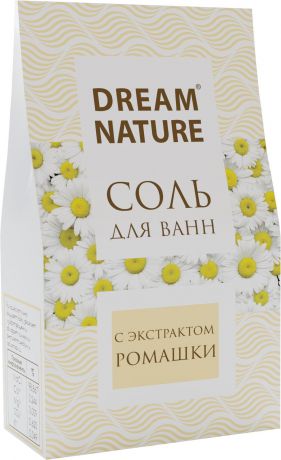 Природная соль для ванн Dream Nature "Ромашка", 500 г