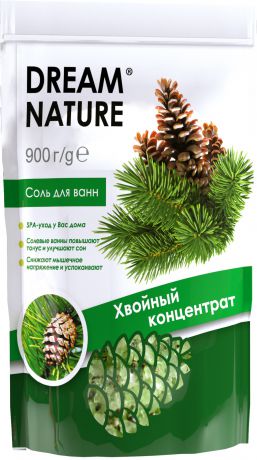 Соль для ванн Dream Nature "Хвойный концентрат", 900 г