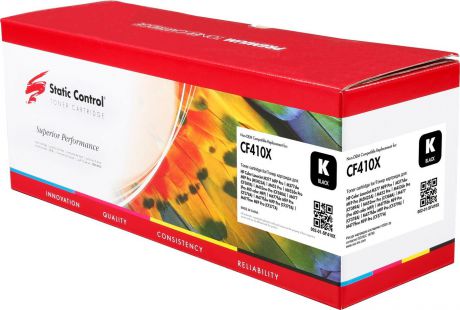 Картридж Static Control CF410X, черный, для лазерного принтера