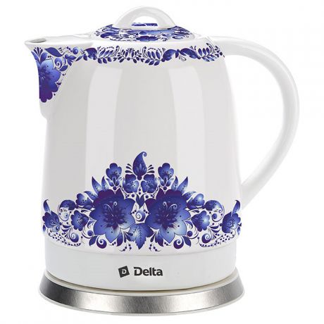 Электрический чайник Delta DL-1233В, 0Р-00010103, разноцветный