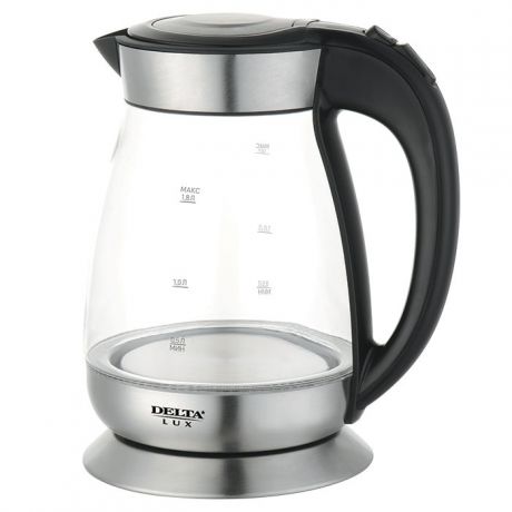 Электрический чайник Delta Lux DL-1205, 0R-00004241, черный