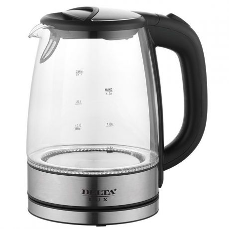 Электрический чайник Delta Lux DL-1204B, 0R-00003055, черный