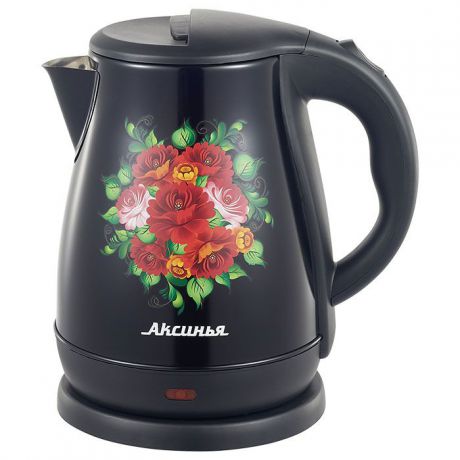 Электрический чайник Аксинья КС-1051, 0R-00006230, черный