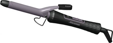 Щипцы для завивки волос Аксинья КС-805, черный, фиолетовый