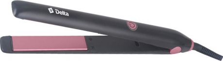 Щипцы для волос Delta DL-0534, черный, розовый