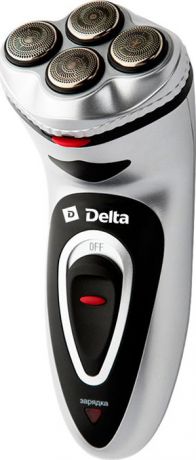 Электробритва Delta DL-0715, черный, серебристый