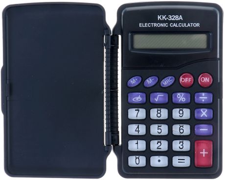 Калькулятор KK-328, карманный, 08-разрядный, 588187, мультиколор