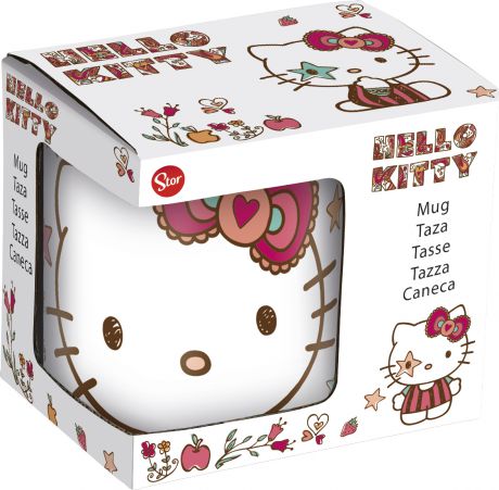 Кружка керамическая Stor в подарочной упаковке (№4, 220 мл). Hello Kitty, арт.46226