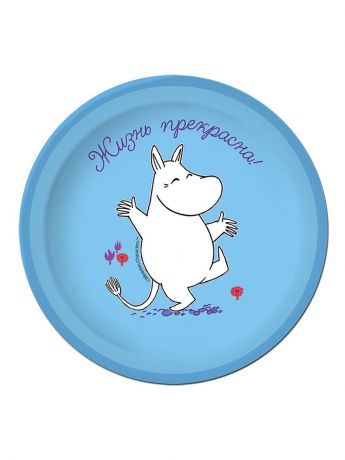 Одноразовая посуда Moomin Тарелка бумажная 180 мм (10 шт)