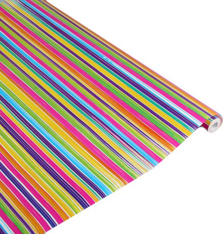 Бумага упаковочная Интерпак "Радуга", 3093890, разноцветный, 68,5 см х 10 м