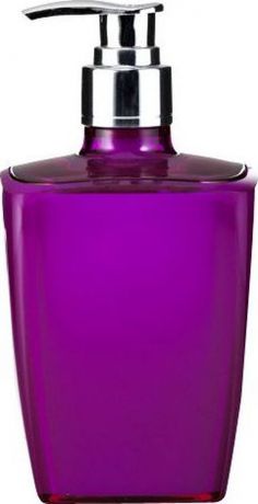 Дозатор для жидкого мыла Ridder "Neon", цвет: фиолетовый