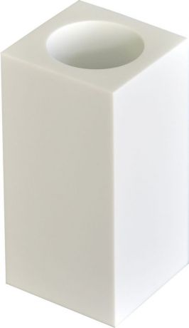 Стакан для ванной комнаты Ridder "Rom", цвет: белый