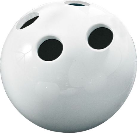Стакан для зубных щеток Ridder "Bowl", цвет: белый