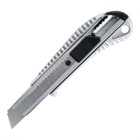 Нож канцелярский Axent 6902-A метал. (Al), 18мм, авто-фиксатор