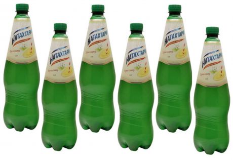 Газированный напиток Натахтари Крем-Сливки 1 литр, упаковка 6 штук