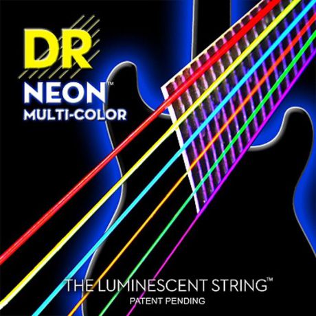 DR NBE-9/46 - Струны для электрогитар NEON Multi-Color