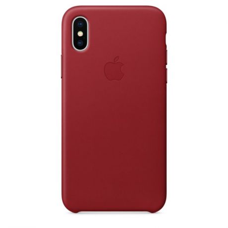 Чехол Silicone Case для Apple iPhone X/ XS бордовый