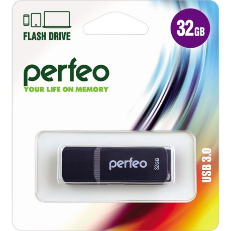 USB Флеш-накопитель Perfeo 3.0 32GB C12 черный
