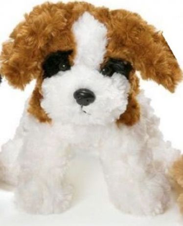 Мягкая игрушка Teddykompaniet Собачка, белый, коричневый, 23 см