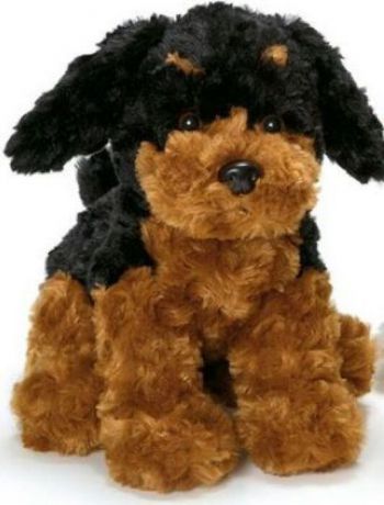 Мягкая игрушка Teddykompaniet Собачка, черный, бежевый, 23 см