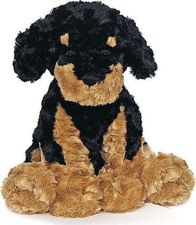 Мягкая игрушка Teddykompaniet Собачка, черный, бежевый, 30 см