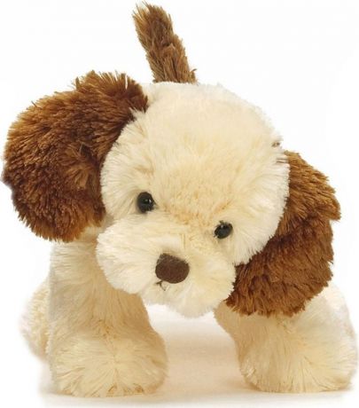 Мягкая игрушка Teddykompaniet Щенок, белый, бежевый, 17 см