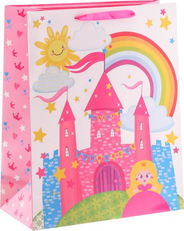 Пакет ламинированный Дарите Счастье "Принцесса", 2860237, разноцветный, 49 х 40 х 19 см