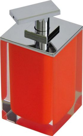 Дозатор для жидкого мыла Ridder "Colours", цвет: оранжевый, 300 мл