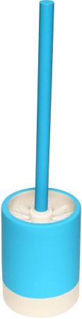 Ершик для унитаза "Proffi Home", с чашей, цвет: голубой