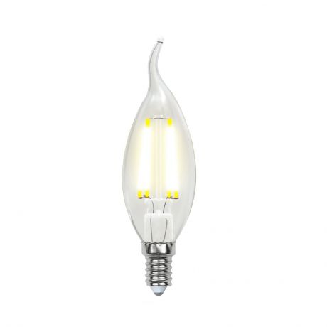 Лампочка Uniel LED-CW35-6W/NW/E14/CL 4000K, Нейтральный свет 6 Вт, Светодиодная