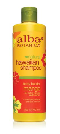 Alba Botanica Гавайский шампунь "Body Builder Mango", с манго, 355 мл