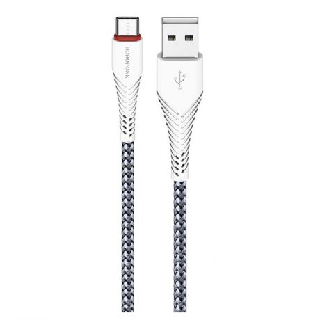 Кабель Borofone BX25 Powerful charging data cable for Type-C White