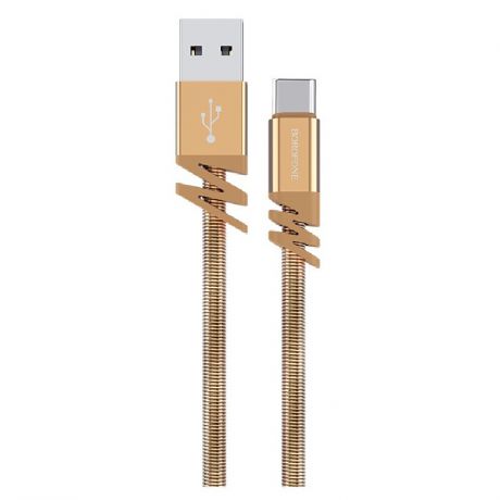 Кабель Borofone BX27 Dainty charging data cable for Type-C Gold